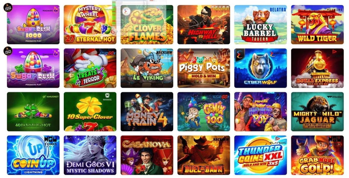 Большой каталог азартных игры